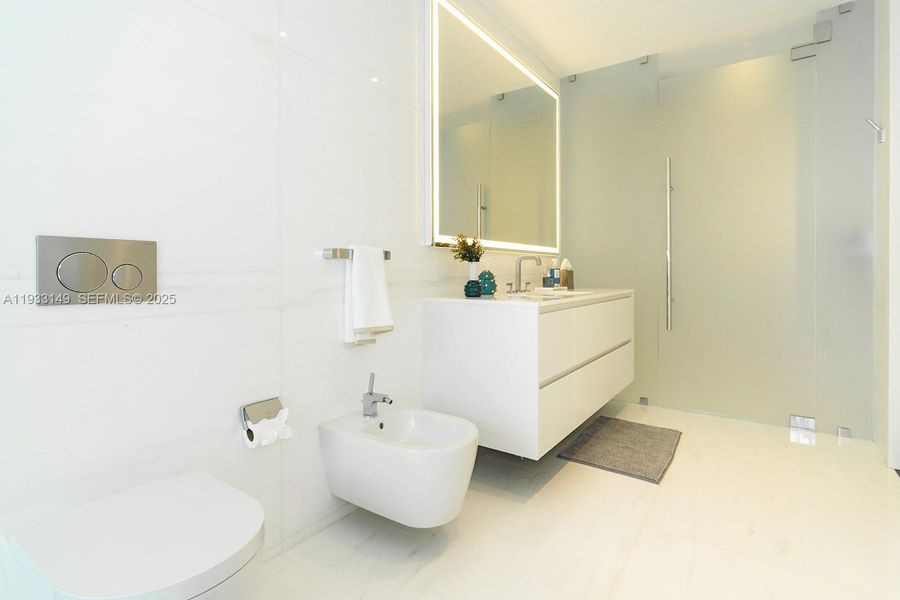 Furnished interior view inside a new home in , Miami (Image 38).