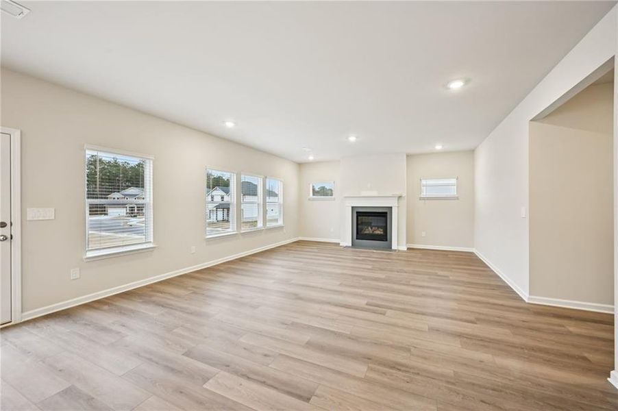 Spacious, unfurnished interior of a new home in Parkside at Grayson, Grayson (Image 22).