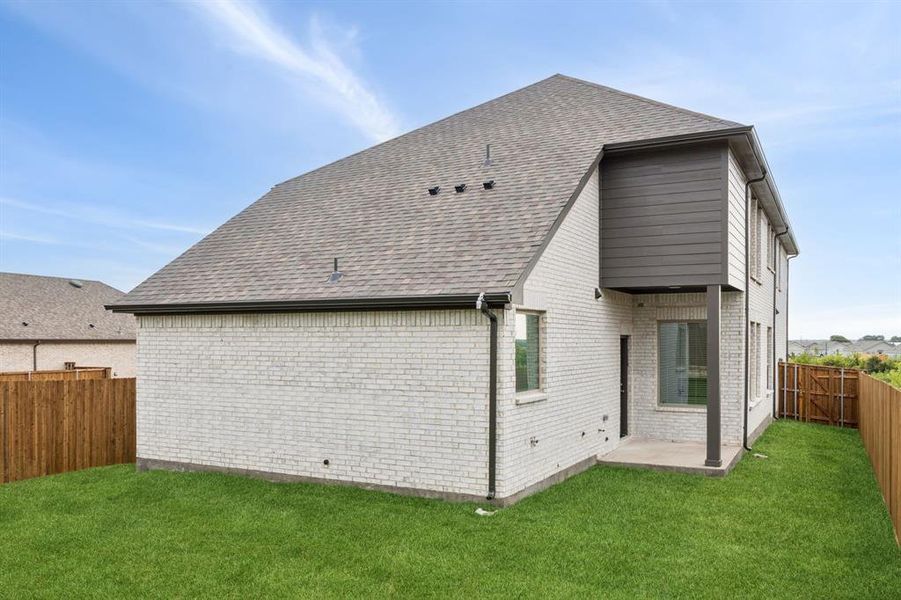 Front exterior of a new home in Bel Air Village, Sherman, TX, highlighting curb appeal (Image 1). Front exterior of a new home in Bel Air Village, Sherman, TX, highlighting curb appeal (Image 1).