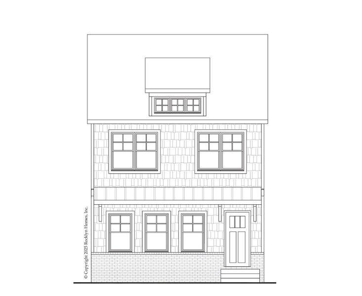 Representative rendering of the exterior for the Springfield by Rocklyn Homes (Image 6). Representative rendering of the exterior for the Springfield by Rocklyn Homes (Image 6).