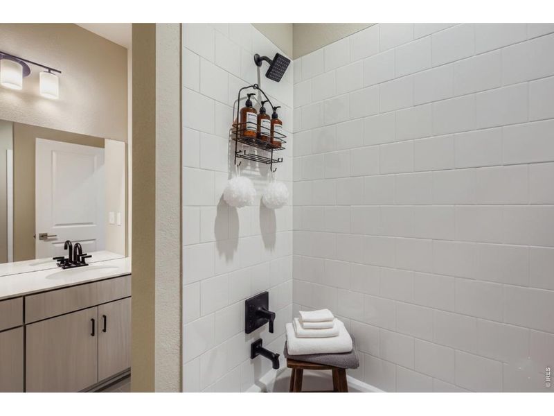 Close-up of interior finishes inside a home in , Fort Collins (Image 17).