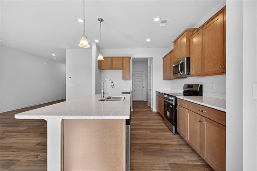 Furnished interior view inside a new home in Townes At The Stiles, Cartersville (Image 9). Furnished interior view inside a new home in Townes At The Stiles, Cartersville (Image 9).