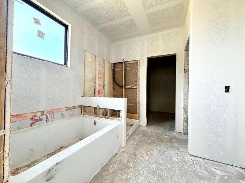 Actual progress of your home.