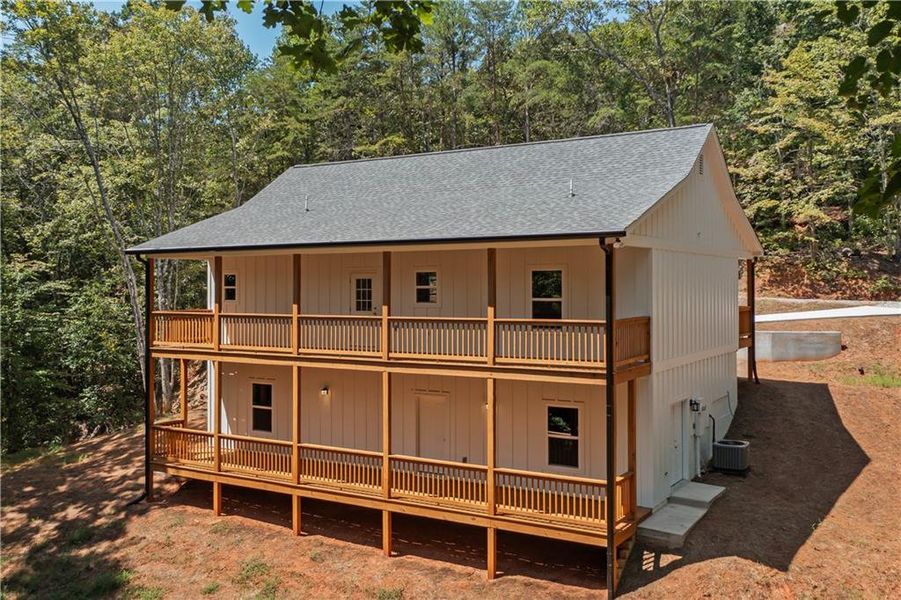 Exterior details and patio area of a home in , Dawsonville (Image 20). Exterior details and patio area of a home in , Dawsonville (Image 20).