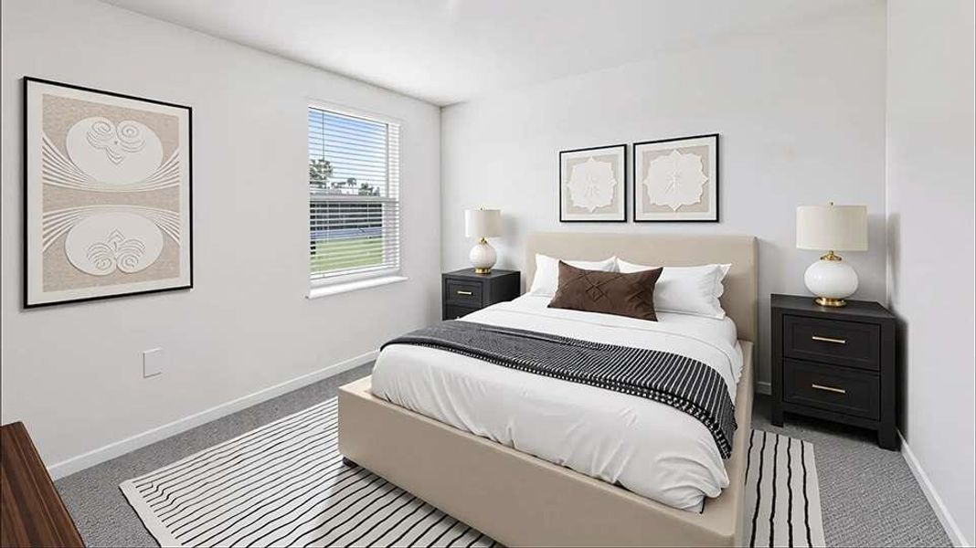 Furnished interior view inside a new home in Mableton Station, Mableton (Image 10).