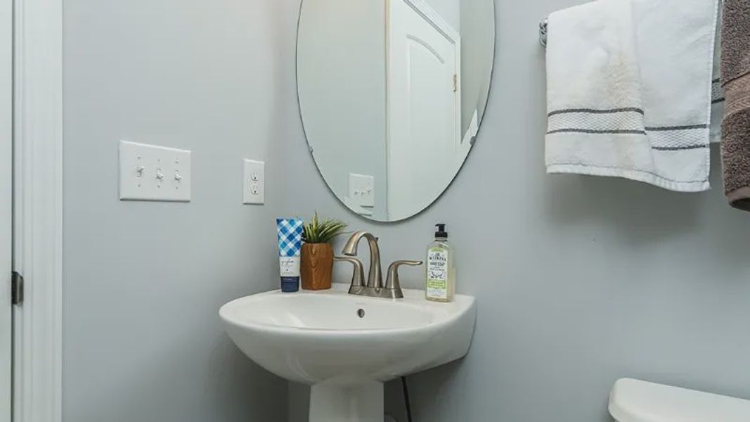 Furnished interior view inside a new home in Station Pointe, Angier (Image 15). Furnished interior view inside a new home in Station Pointe, Angier (Image 15).