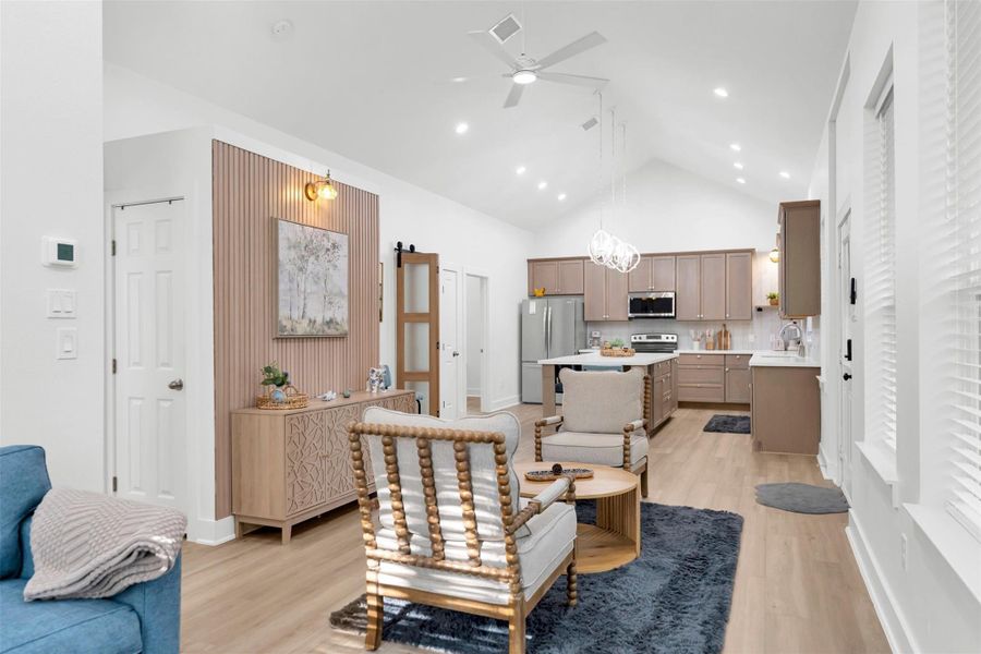 Furnished interior view inside a new home in , Montgomery (Image 35).