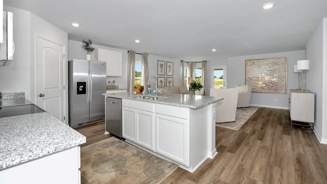 Furnished interior view inside a new home in Bailey Park, Fayetteville (Image 3).