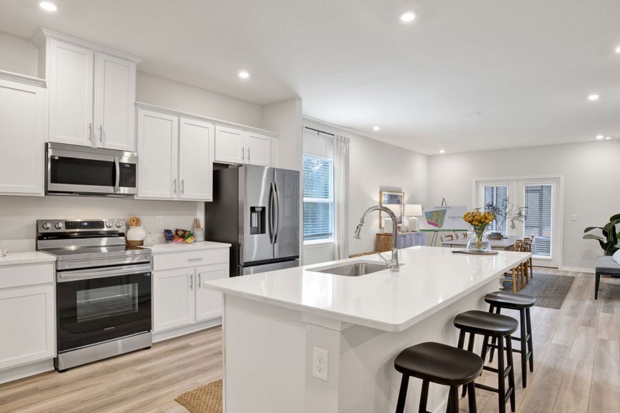 Representative furnished interior of a home built from the Ashton by Maronda Homes in Bellview Pointe, Bellview (Image 7). Representative furnished interior of a home built from the Ashton by Maronda Homes in Bellview Pointe, Bellview (Image 7).