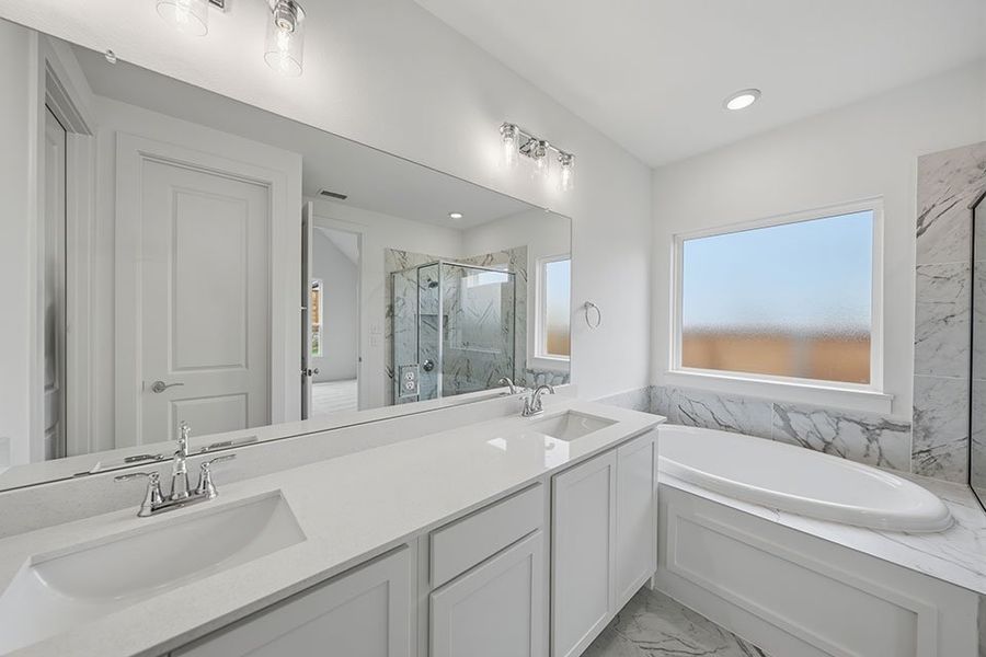 Furnished interior view inside a new home in Solterra Texas, Mesquite (Image 12).