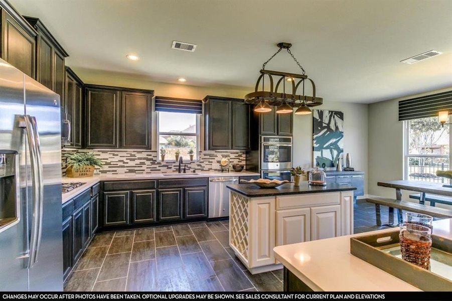 Furnished interior view inside a new home in Green Meadows, Celina (Image 8).
