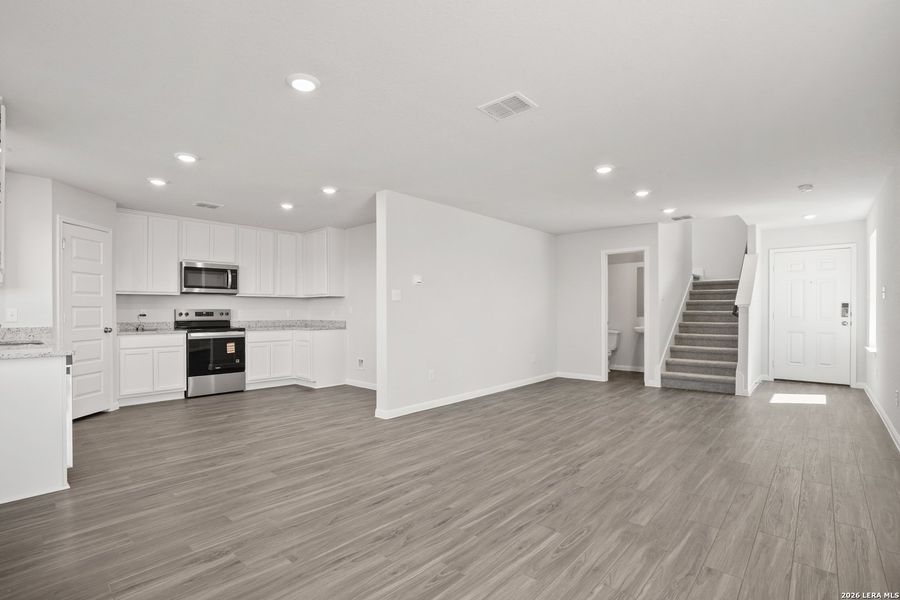 Spacious, unfurnished interior of a new home in Applewhite Meadows, San Antonio (Image 22). Spacious, unfurnished interior of a new home in Applewhite Meadows, San Antonio (Image 22).