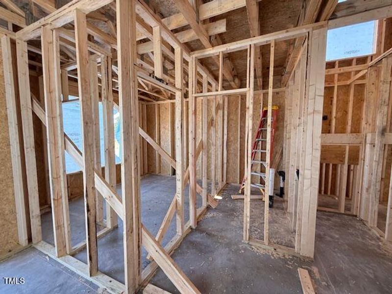 Main level bedroom with full bath