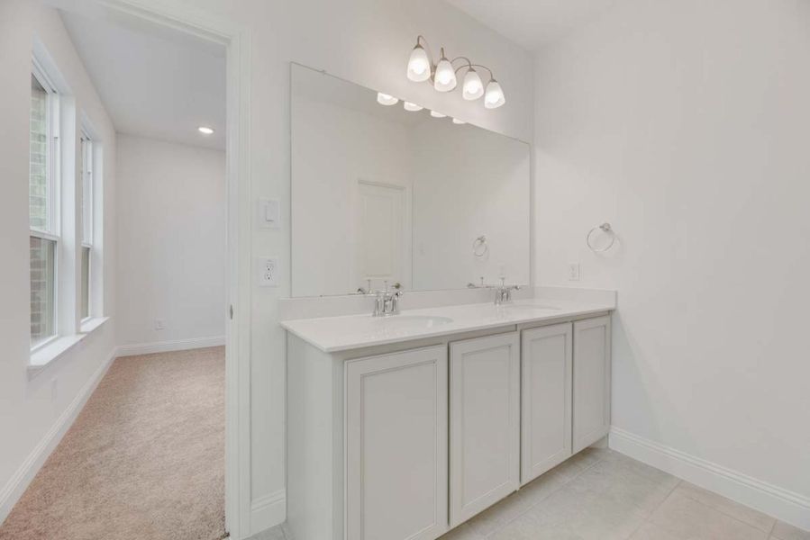 Representative furnished interior of a home built from the Newland by Pacesetter Homes in Elevon, Lavon (Image 9).