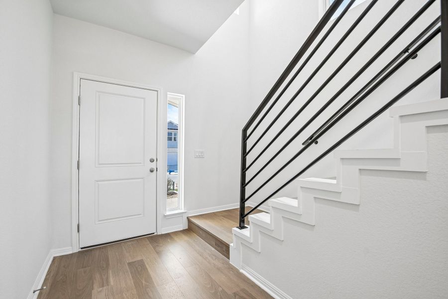 Spacious, unfurnished interior of a new home in Foxfield, Austin (Image 10). Spacious, unfurnished interior of a new home in Foxfield, Austin (Image 10).