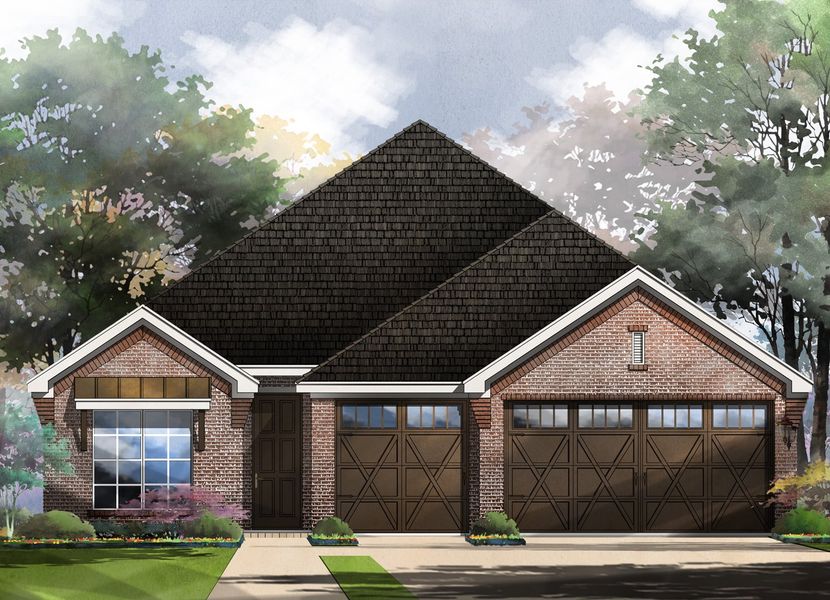 Frisco Plan Elevation A Rendering