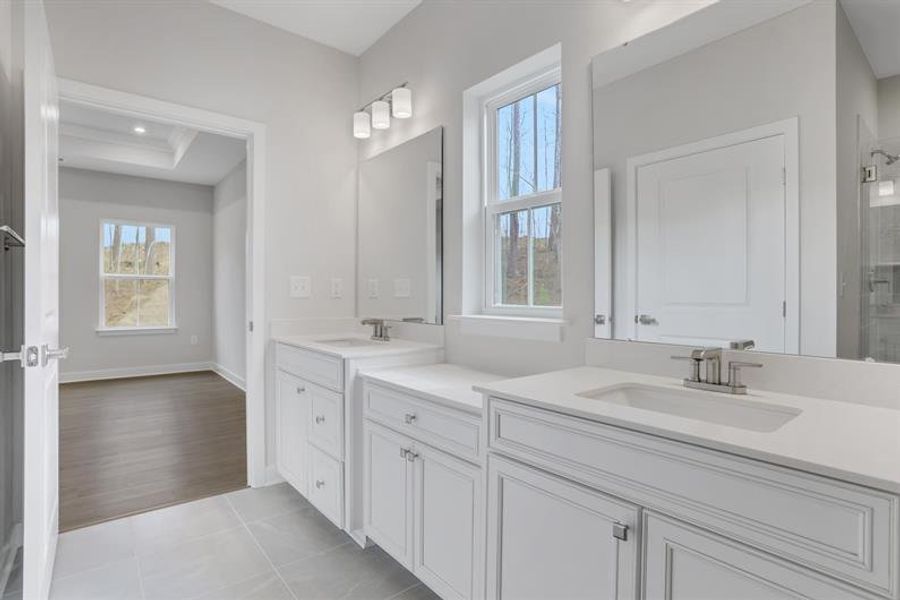Furnished interior view inside a new home in Crystal Falls, Dawsonville (Image 12).