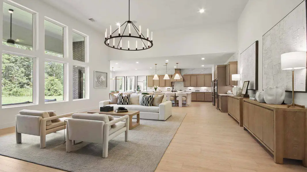 Furnished interior view inside a new home in Butlers Bend Estates, Pinehurst (Image 6).