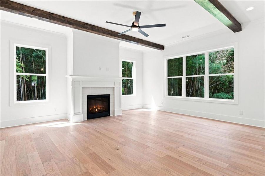 Spacious, unfurnished interior of a new home in , Marietta (Image 34).