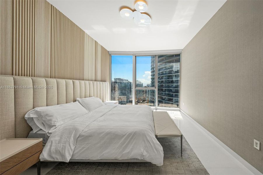 Furnished interior view inside a new home in , Miami (Image 24).