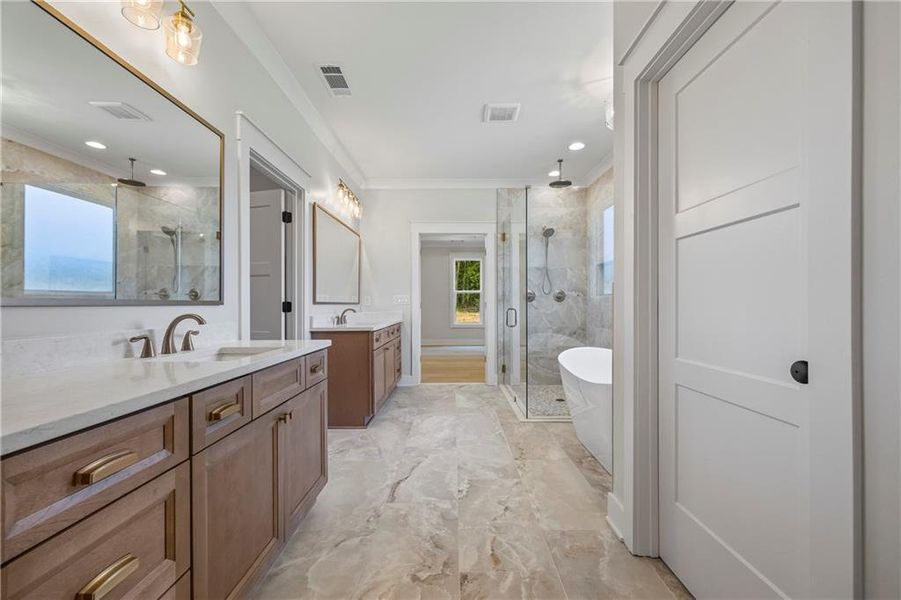 Furnished interior view inside a new home in , Covington (Image 46).