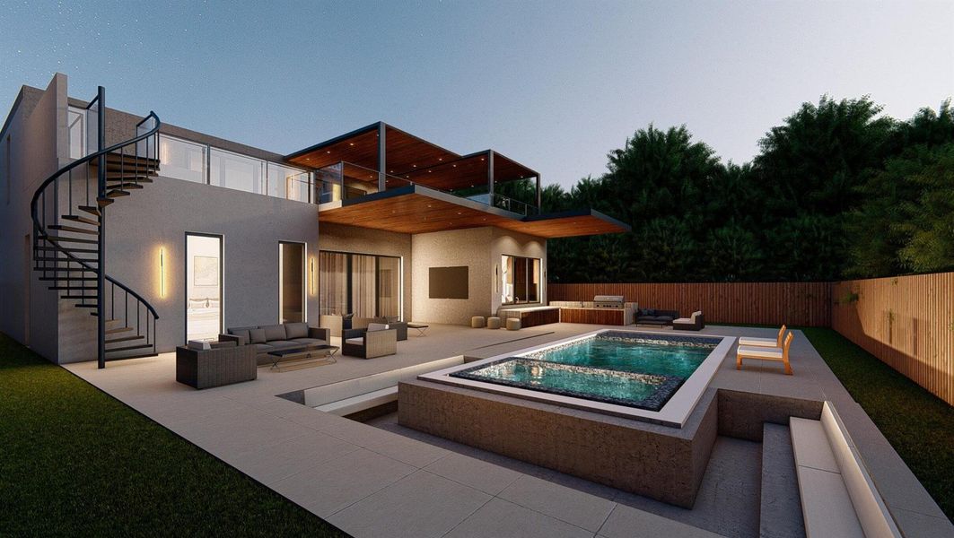 Exterior details and patio area of a home in , Wilton Manors (Image 26). Exterior details and patio area of a home in , Wilton Manors (Image 26).