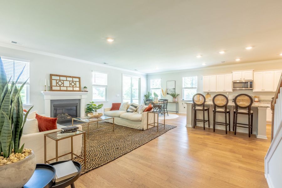 Furnished interior view inside a new home in Mallard Crossing, Summerville (Image 34).