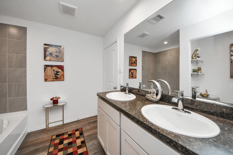 Furnished interior view inside a new home in , Spring (Image 8).