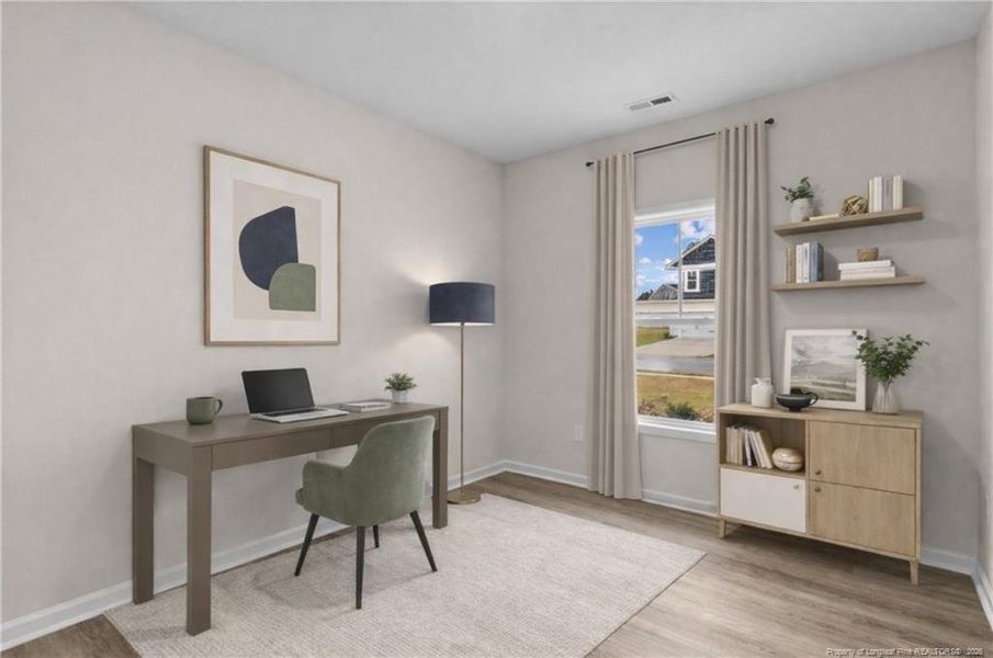 1st floor Flex space *Virtually staged