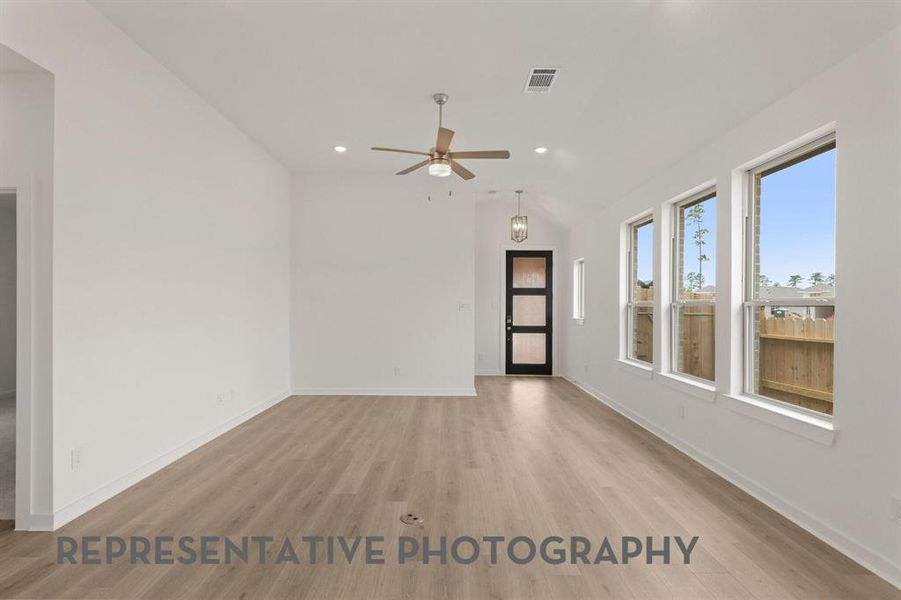 Spacious, unfurnished interior of a new home in Gateway Village - The Reserve, Denison (Image 20). Spacious, unfurnished interior of a new home in Gateway Village - The Reserve, Denison (Image 20).