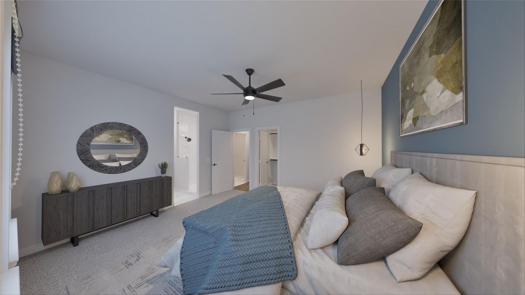 Furnished interior view inside a new home in The Porch at Du Pre, Buda (Image 10). Furnished interior view inside a new home in The Porch at Du Pre, Buda (Image 10).