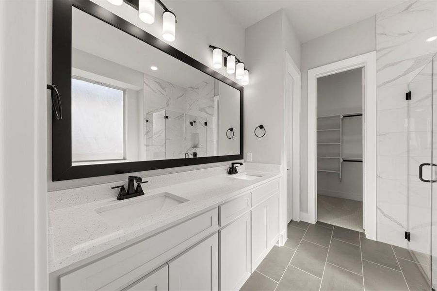 Furnished interior view inside a new home in The Villages of Hurricane Creek, Anna (Image 17).