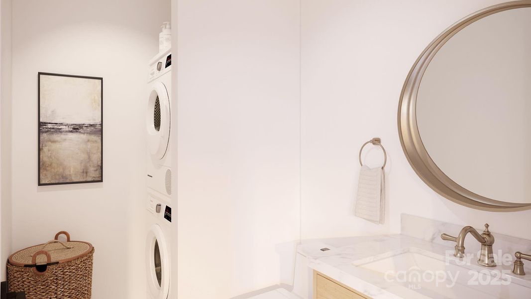 Furnished interior view inside a new home in , Connelly Springs (Image 10).