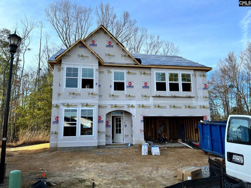 In-progress construction of a new home in Blythewood Farms, Blythewood, SC (Image 29).