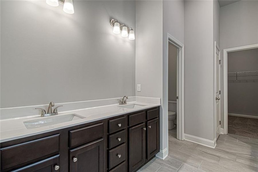 Furnished interior view inside a new home in Enclave at Logan Point, Loganville (Image 10).