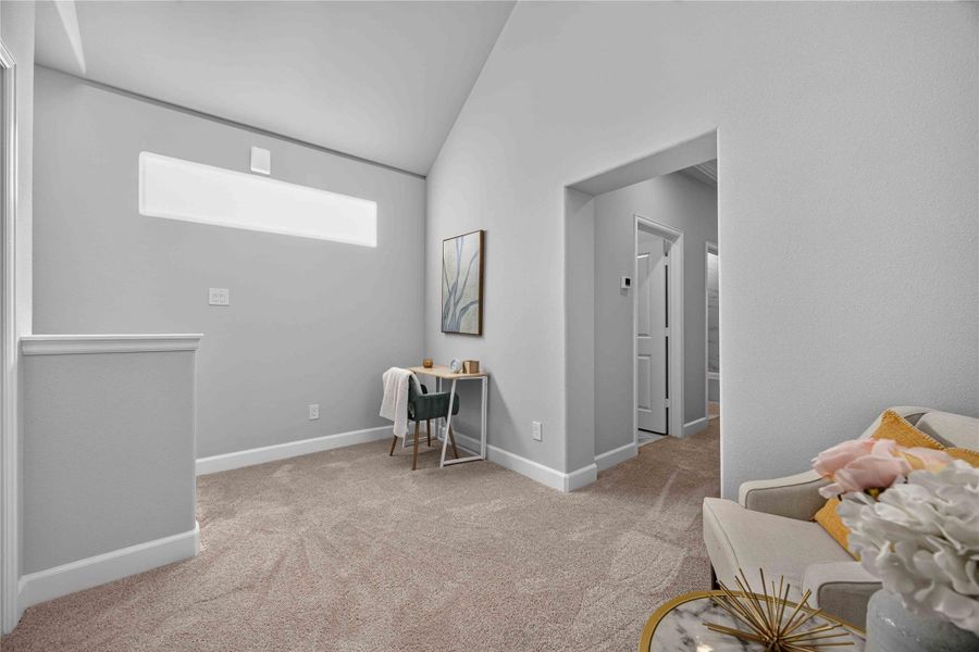 Furnished interior view inside a new home in , Houston (Image 10).