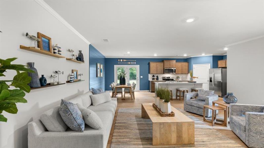 Furnished interior view inside a new home in Falcon Landing, Gainesville (Image 18).