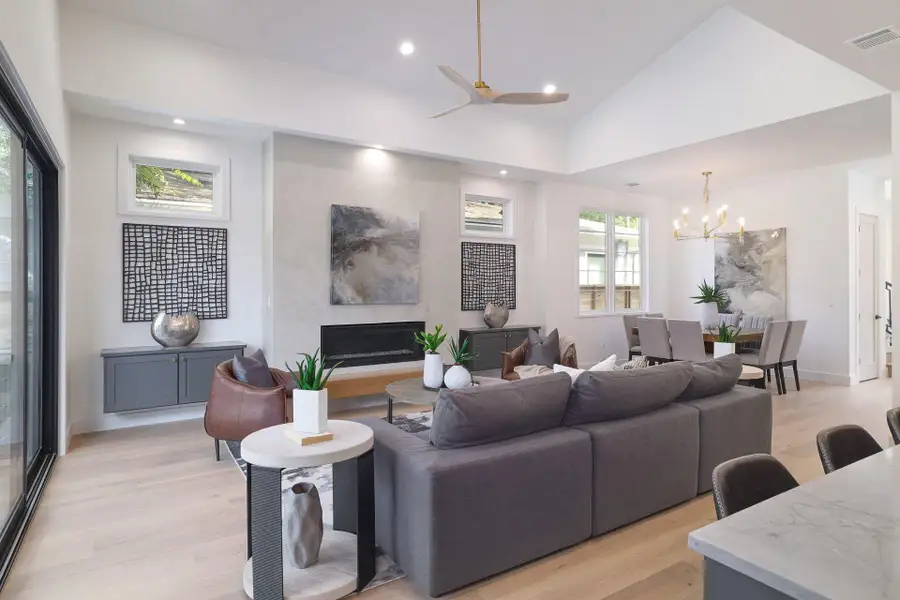 Furnished interior view inside a new home in , Austin (Image 10). Furnished interior view inside a new home in , Austin (Image 10).