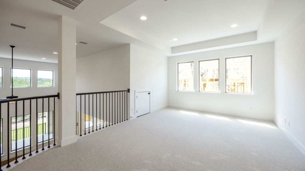 Spacious, unfurnished interior of a new home in Parkside on the River, Georgetown (Image 20). Spacious, unfurnished interior of a new home in Parkside on the River, Georgetown (Image 20).