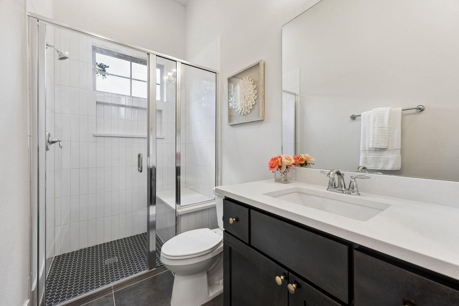 Furnished interior view inside a new home in , Houston (Image 41).