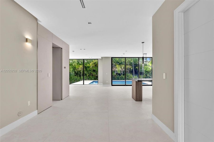 Spacious, unfurnished interior of a new home in , Miami Beach (Image 16). Spacious, unfurnished interior of a new home in , Miami Beach (Image 16).