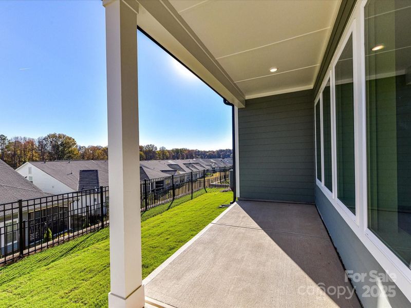 Exterior details and patio area of a home in Encore at Streamside - Classic Series, Waxhaw (Image 3).