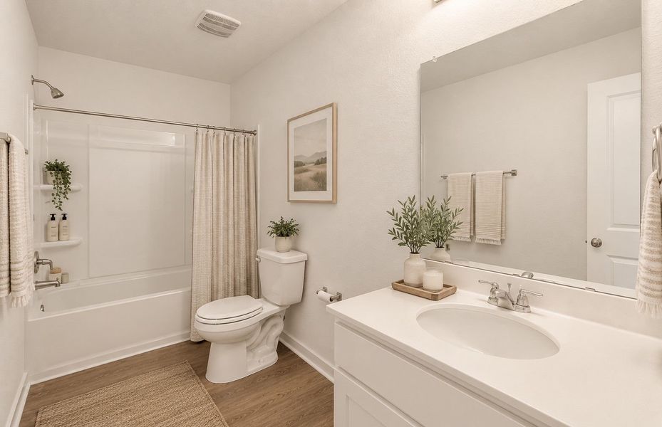 Representative furnished interior of a home built from the Gustine by Centex in Sonterra, Jarrell (Image 9).