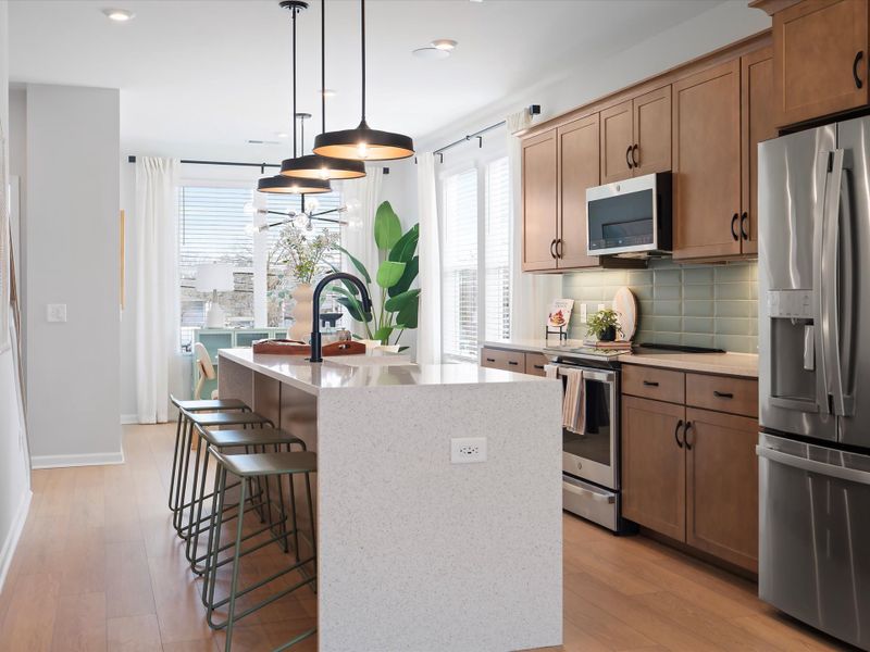 Furnished interior view inside a new home in Southmont, Charlotte (Image 4).