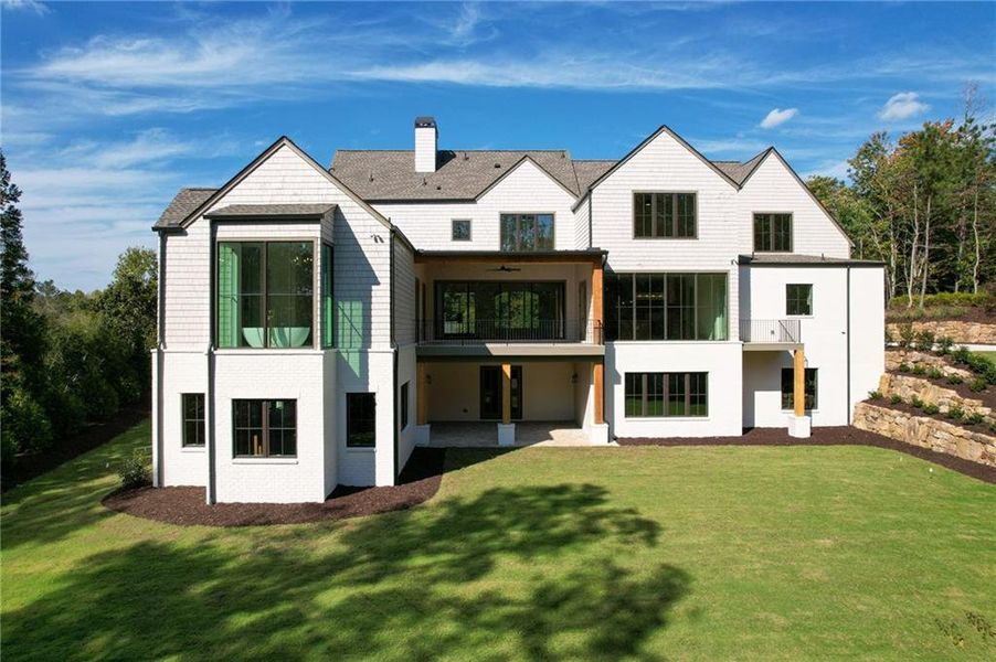 Exterior details and patio area of a home in , Roswell (Image 30). Exterior details and patio area of a home in , Roswell (Image 30).