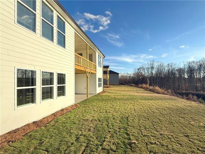 Exterior details and patio area of a home in , Braselton (Image 26). Exterior details and patio area of a home in , Braselton (Image 26).