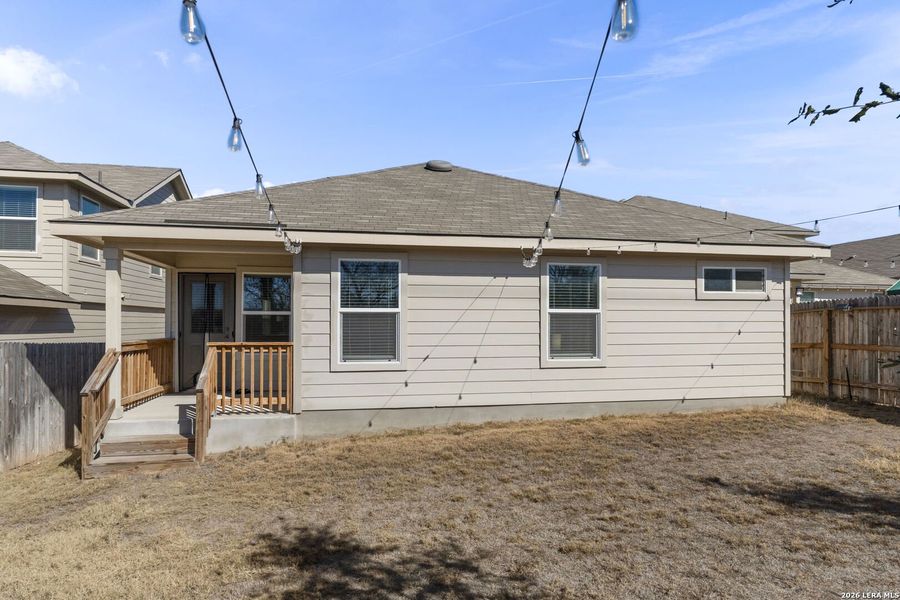 Exterior details and patio area of a home in The Canyons at Amhurst, San Antonio (Image 30).