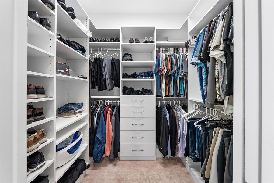 Outfitted Walk-In Closet