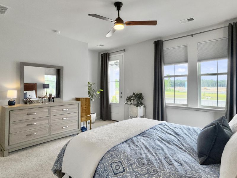 Furnished interior view inside a new home in Sweetgrass at Summers Corner, Summerville (Image 36). Furnished interior view inside a new home in Sweetgrass at Summers Corner, Summerville (Image 36).