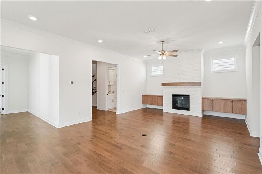 Spacious, unfurnished interior of a new home in Promenade at Sawnee Village, Cumming (Image 36).
